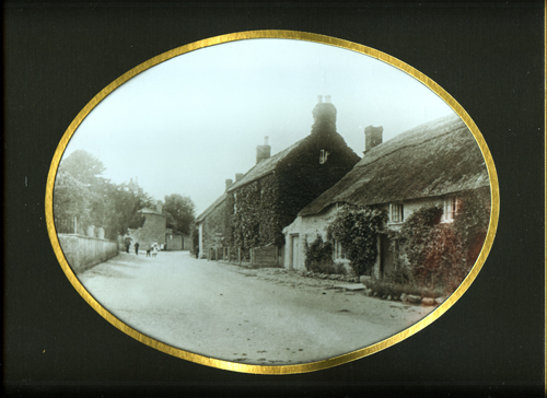 Looking towards the Rectory with school (on left but out of photo)